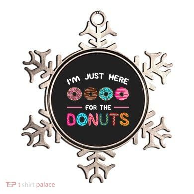 I'm Just Here For The Donuts Doughnut Dough Sweet Dessert Gift Ornament