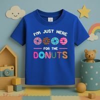 I'm Just Here For The Donuts Doughnut Dough Sweet Dessert Gift Toddler T-Shirt thumb 3