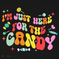 I'm Just Here For The Candy Halloween Cute Lollipop Sweets Ornament thumb 1