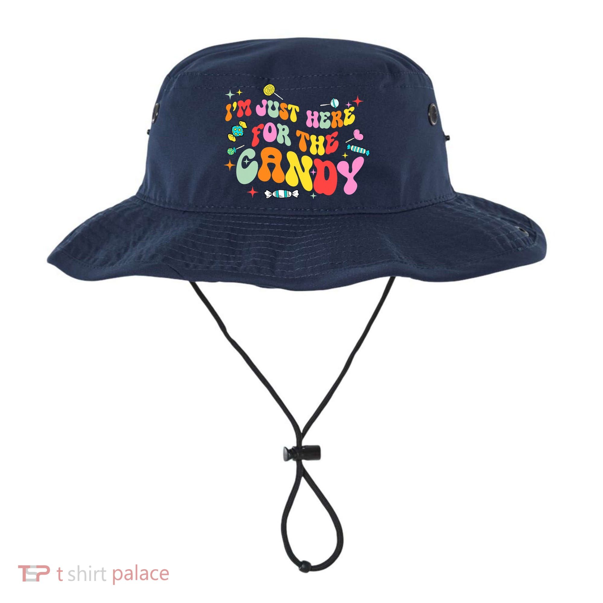 I'm Just Here For The Candy Halloween Cute Lollipop Sweets Bucket Hat