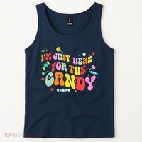I'm Just Here For The Candy Halloween Cute Lollipop Sweets Tank Top thumb 2