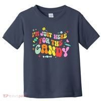 I'm Just Here For The Candy Halloween Cute Lollipop Sweets Toddler T-Shirt thumb 0