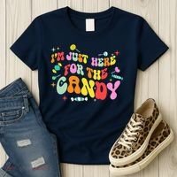 I'm Just Here For The Candy Halloween Cute Lollipop Sweets Women's T-Shirt thumb 3
