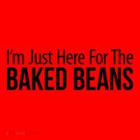 IM Just Here For The Baked Beans Great Gift Santa Hat thumb 1
