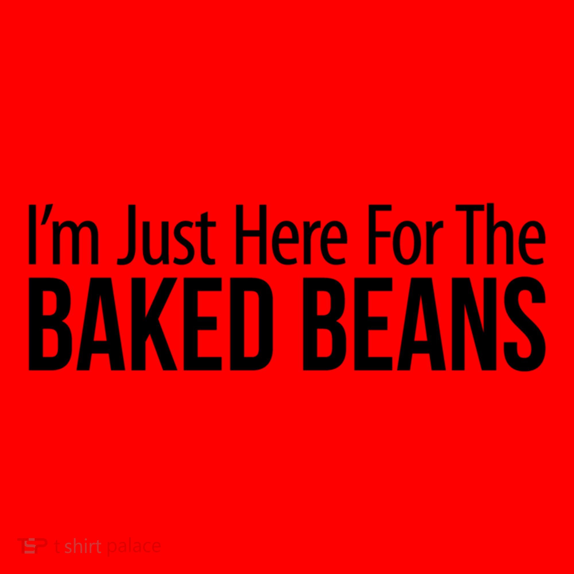 IM Just Here For The Baked Beans Great Gift Santa Hat