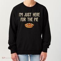 Im Just Here For The Pie Funny Holiday Women's Sweatshirt thumb 0