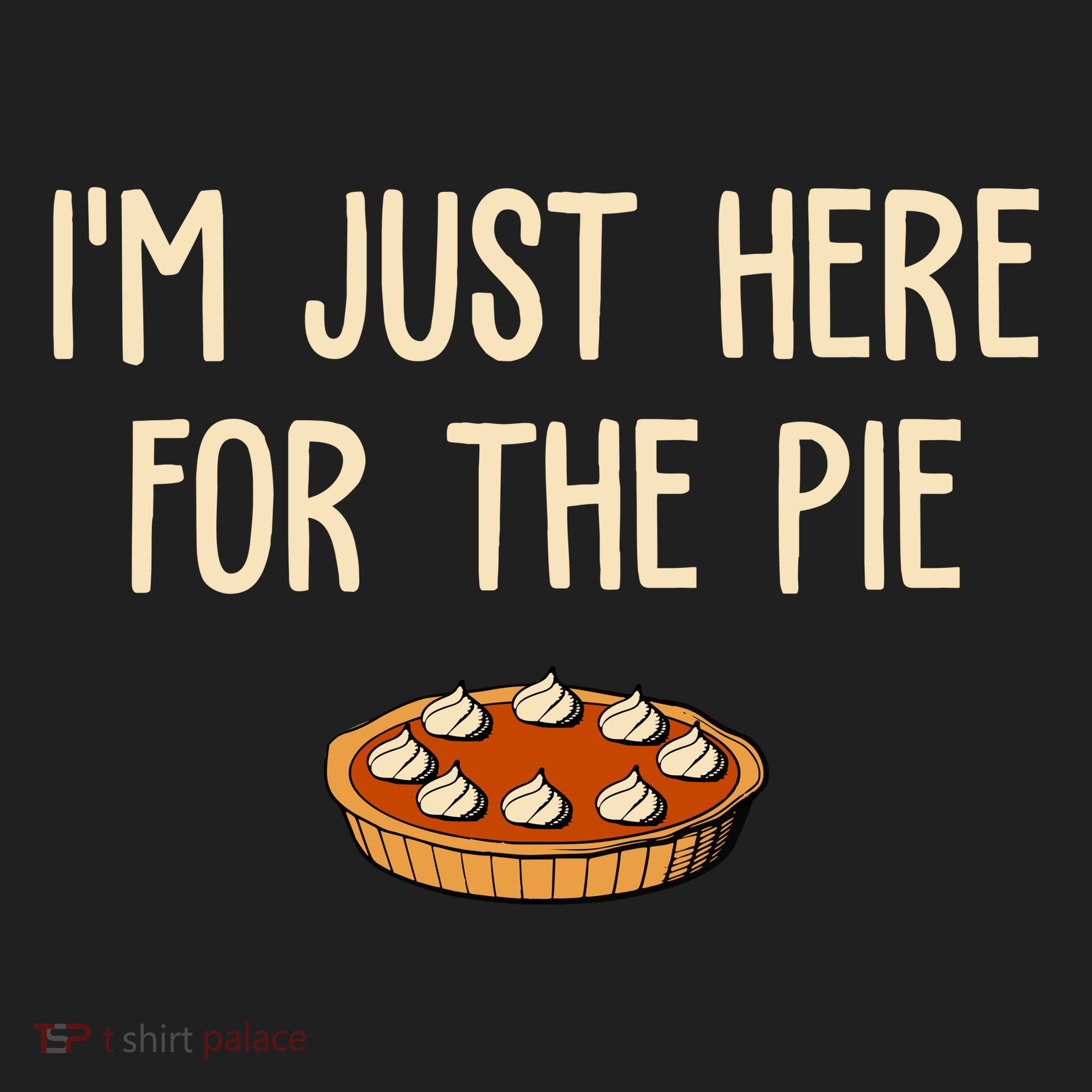 Im Just Here For The Pie Funny Holiday Beanie
