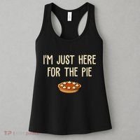 Im Just Here For The Pie Funny Holiday Women's Tank Top thumb 3