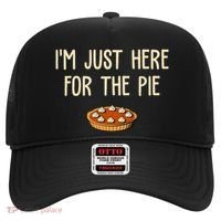 Im Just Here For The Pie Funny Holiday Hat thumb 0