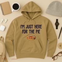 Im Just Here For The Pie Funny Holiday Hoodie thumb 3