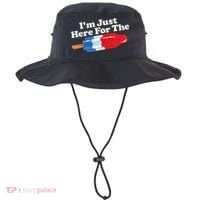 Im Just Here For The Popsicle Funny Bomb Retro 80s Pop Gift Bucket Hat thumb 0
