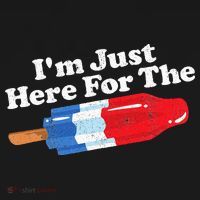 Im Just Here For The Popsicle Funny Bomb Retro 80s Pop Gift Mousepad thumb 1