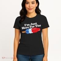Im Just Here For The Popsicle Funny Bomb Retro 80s Pop Gift Women's T-Shirt thumb 4