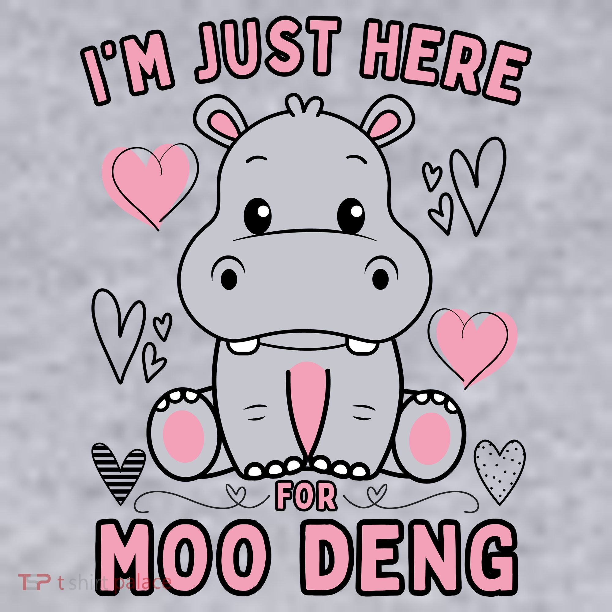 IM Just Here For Moo Deng Women's Sweatshirt