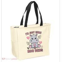 IM Just Here For Moo Deng Tote Bag thumb 2