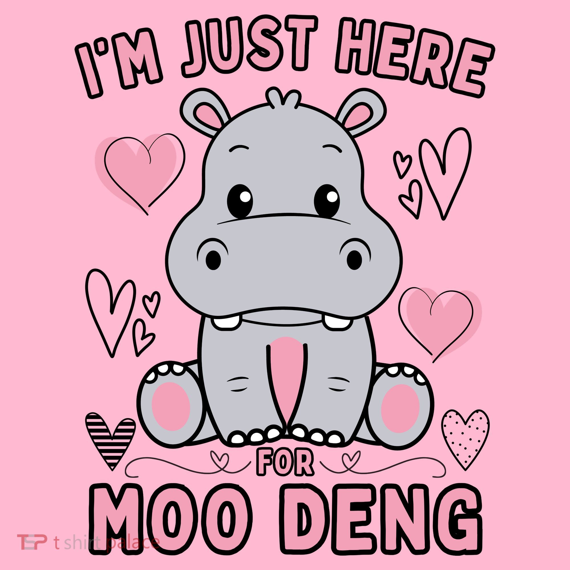 IM Just Here For Moo Deng Coaster