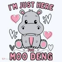 IM Just Here For Moo Deng Coffee Mug thumb 5