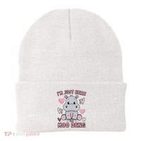 IM Just Here For Moo Deng Beanie thumb 0