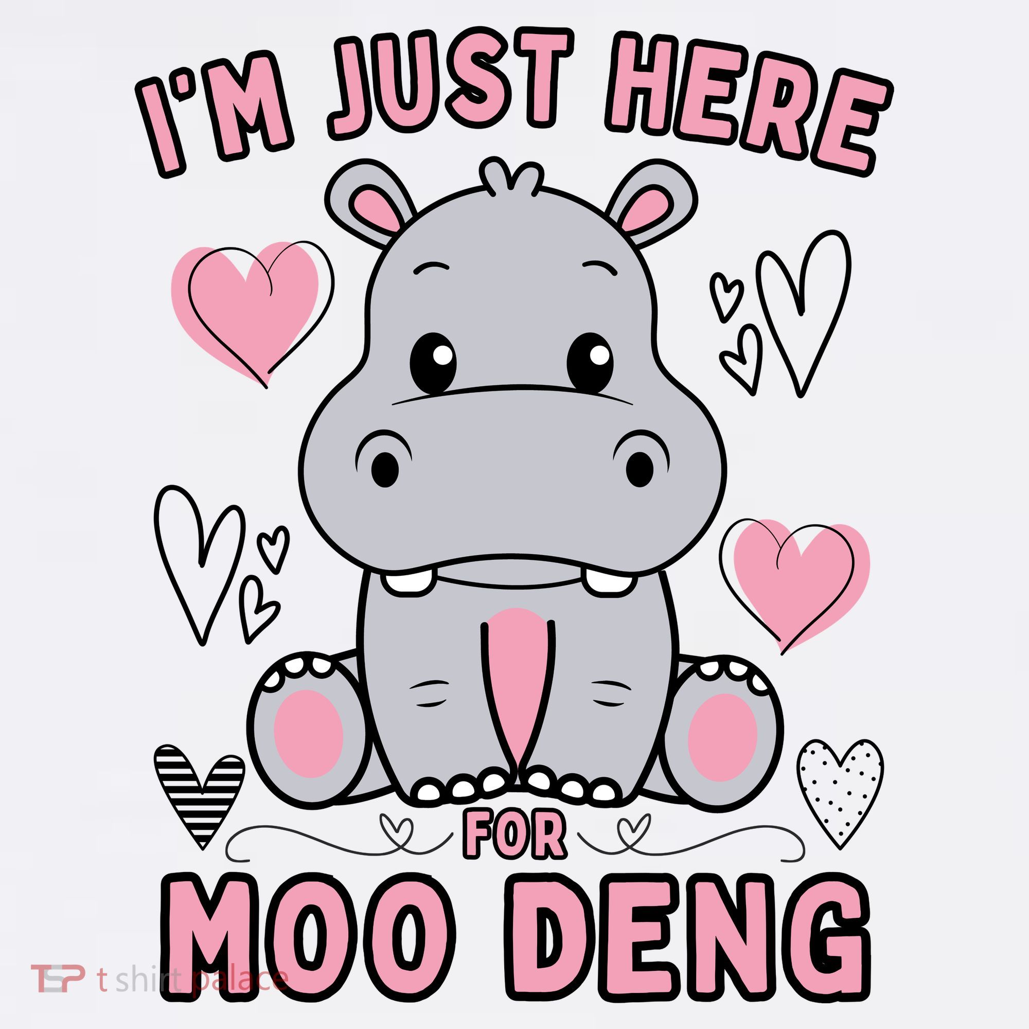 IM Just Here For Moo Deng Beanie