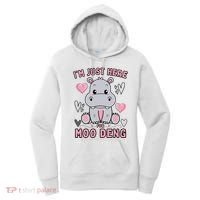 IM Just Here For Moo Deng Women's Hoodie thumb 0