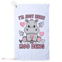 IM Just Here For Moo Deng Golf Towel thumb 0