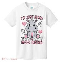 IM Just Here For Moo Deng Kids T-Shirt thumb 0