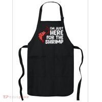 Im Just Here For The Shrimp Seafood Shrimp Apron thumb 0