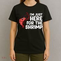Im Just Here For The Shrimp Seafood Shrimp T-Shirt thumb 4