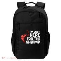 Im Just Here For The Shrimp Seafood Shrimp Backpack thumb 0