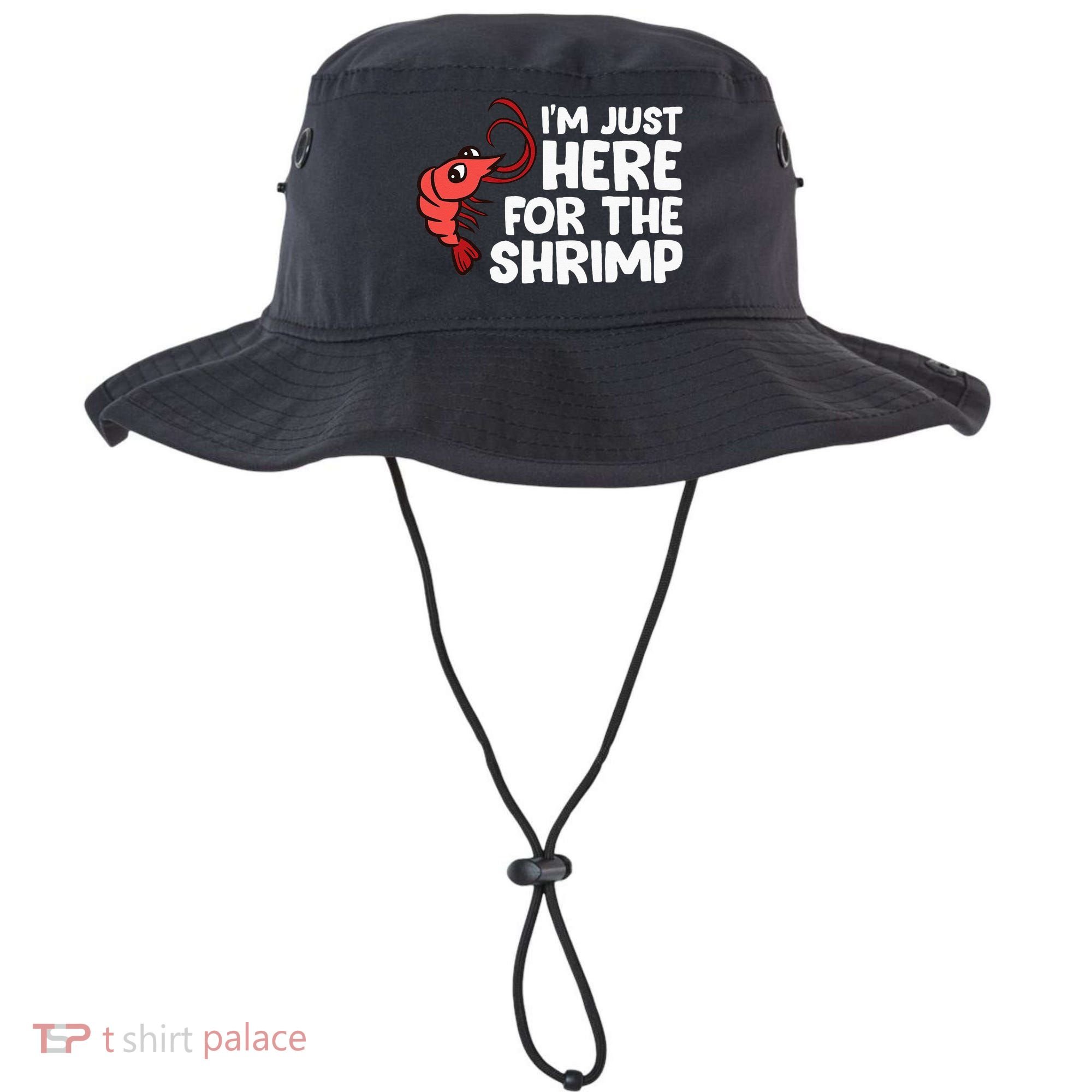 Im Just Here For The Shrimp Seafood Shrimp Bucket Hat