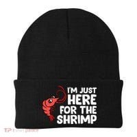 Im Just Here For The Shrimp Seafood Shrimp Beanie thumb 0