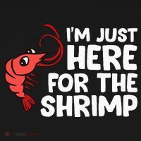 Im Just Here For The Shrimp Seafood Shrimp Women's Hoodie thumb 2