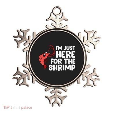 Im Just Here For The Shrimp Seafood Shrimp Ornament