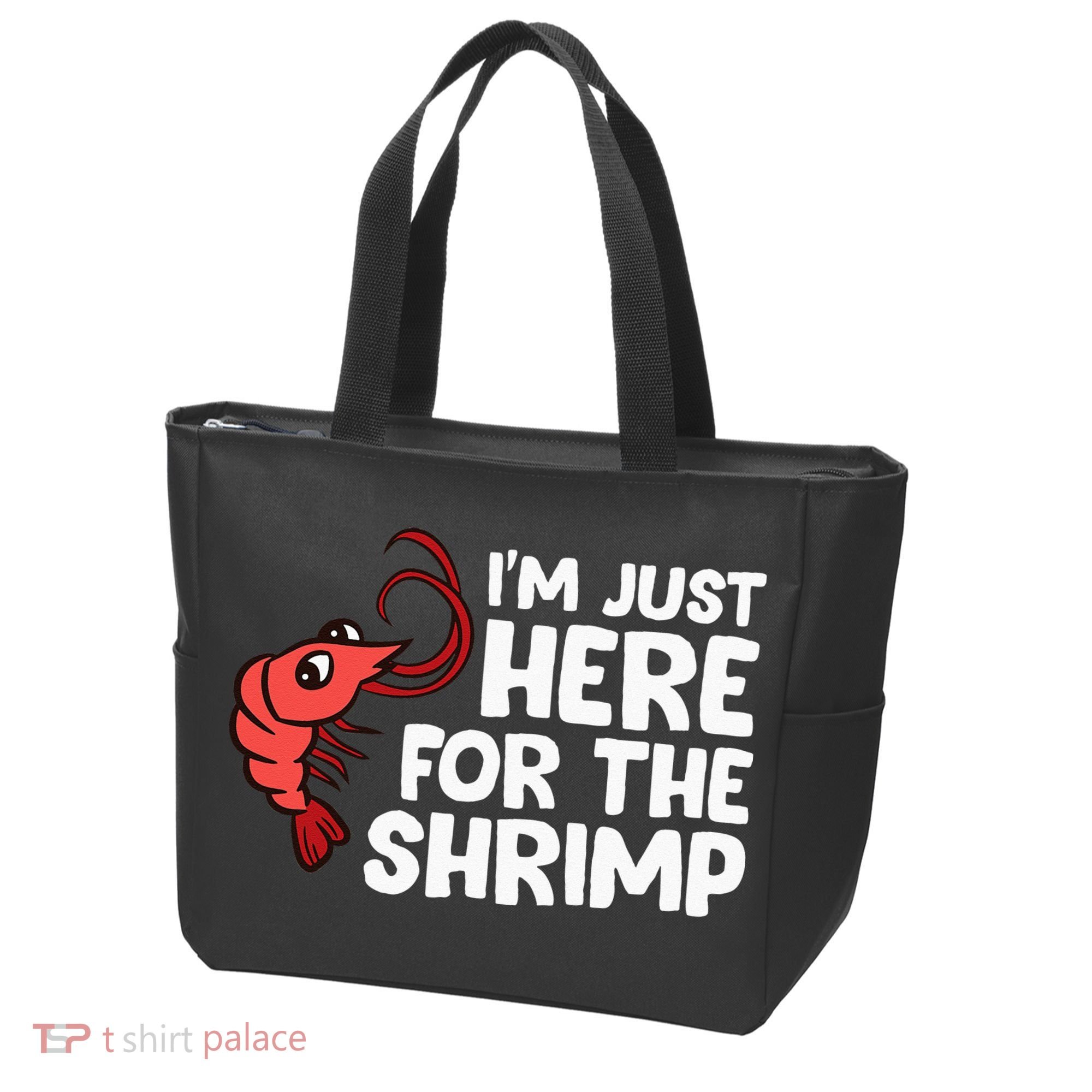 Im Just Here For The Shrimp Seafood Shrimp Tote Bag