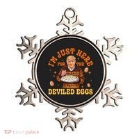 IM Just Here For The Deviled Eggs Fun Trump 47th President Ornament thumb 0
