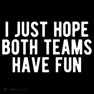 I Just Hope Both Teams Have Fun Stripe Pom Pom Beanie