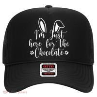 I'm Just Here For Chocolate Easter Bunny Hat thumb 0