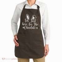 I'm Just Here For Chocolate Easter Bunny Apron thumb 2