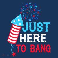 I'm Just Here To Bang Funny 4th July American Flag Visor thumb 3