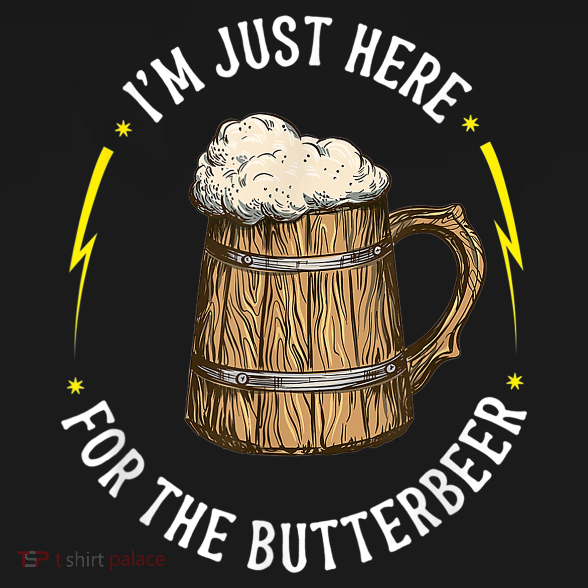 Im Just Here For The Butter Beer Butter Scotch Beer Toddler Hoodie