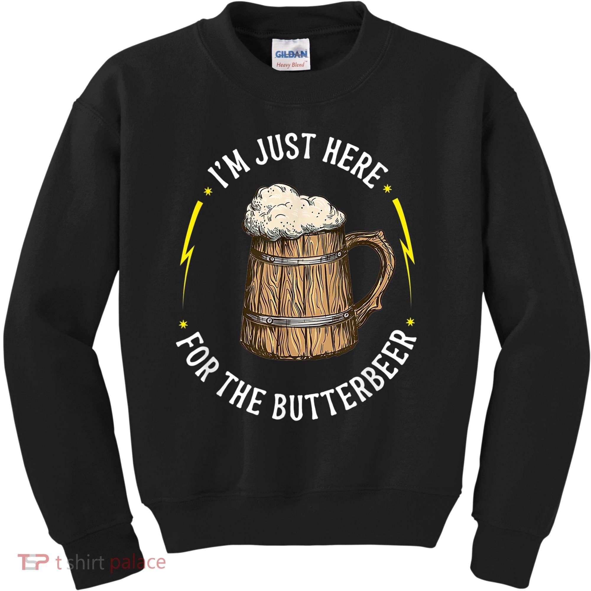 Im Just Here For The Butter Beer Butter Scotch Beer Kids Sweatshirt