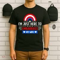 I'm Just Here To Embarrass My Wife T-Shirt thumb 6