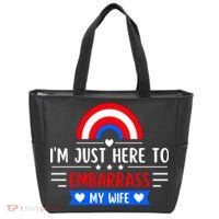 I'm Just Here To Embarrass My Wife Tote Bag thumb 0