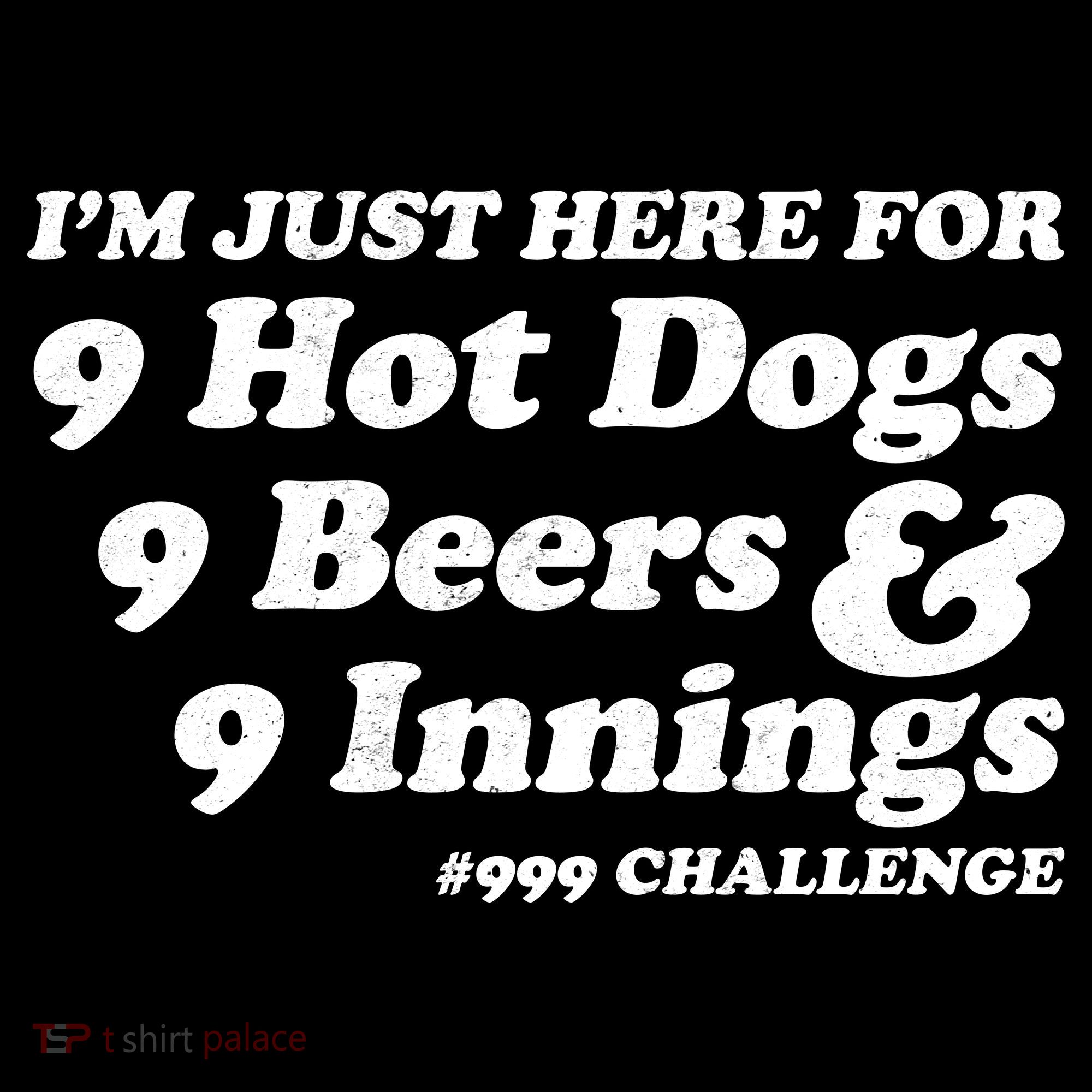 I'm Just Here For 9 Hot Dogs 9 Beers And 9 Inning #999 Challenge Baseball Fan Stripe Pom Pom Beanie