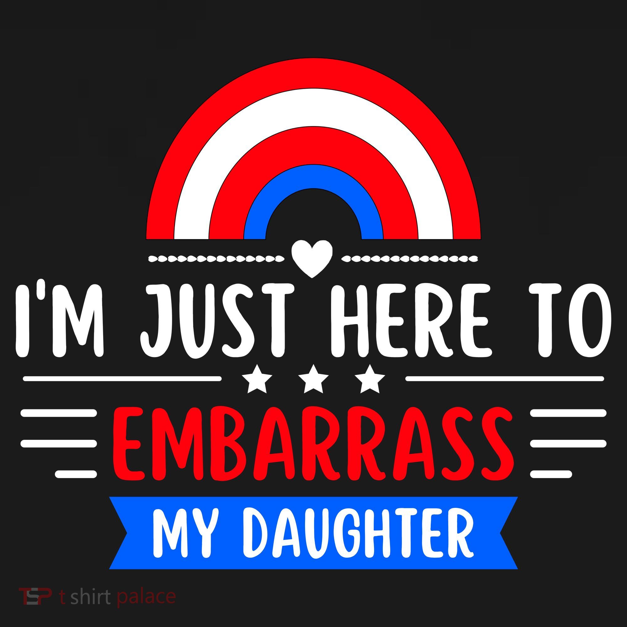 I'm Just Here To Embarrass My Daughter Mousepad