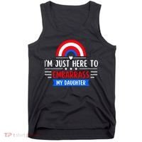 I'm Just Here To Embarrass My Daughter Tank Top thumb 0
