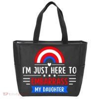 I'm Just Here To Embarrass My Daughter Tote Bag thumb 0