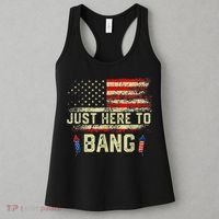I'm Just Here To Bang Funny 4th of July Independence Day Women's Tank Top thumb 3