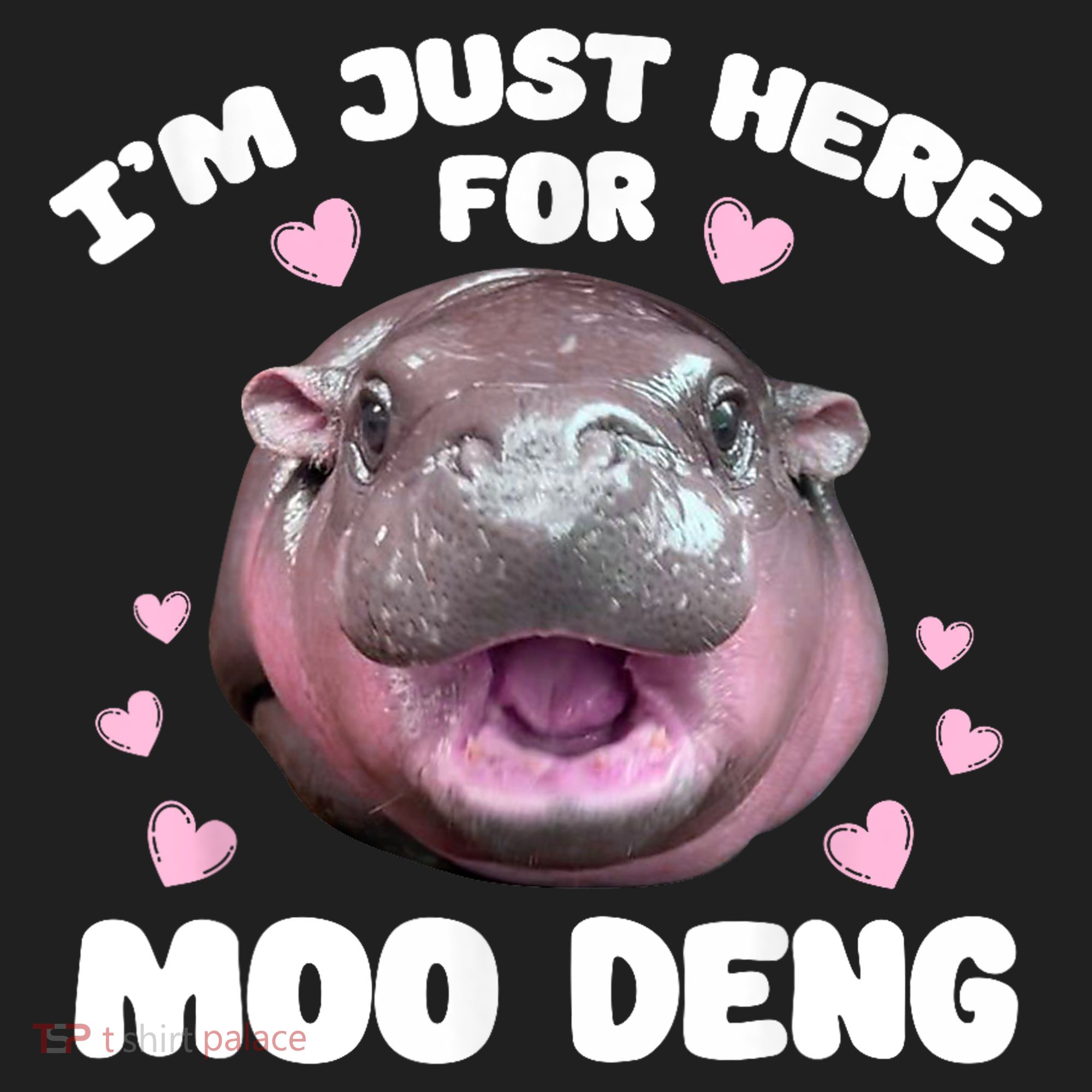 IM Just Here For The Moo Deng Women's Sweatshirt
