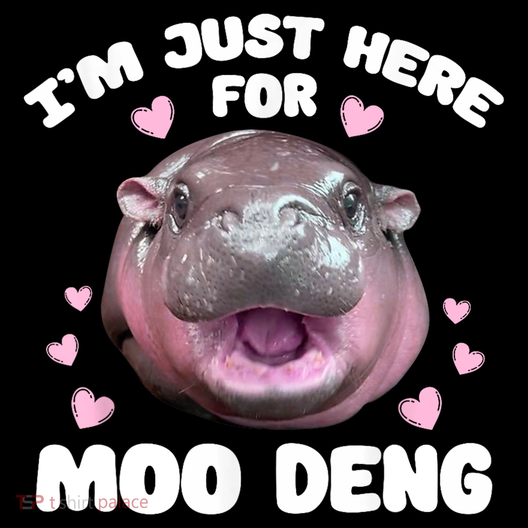 IM Just Here For The Moo Deng Women's Hoodie